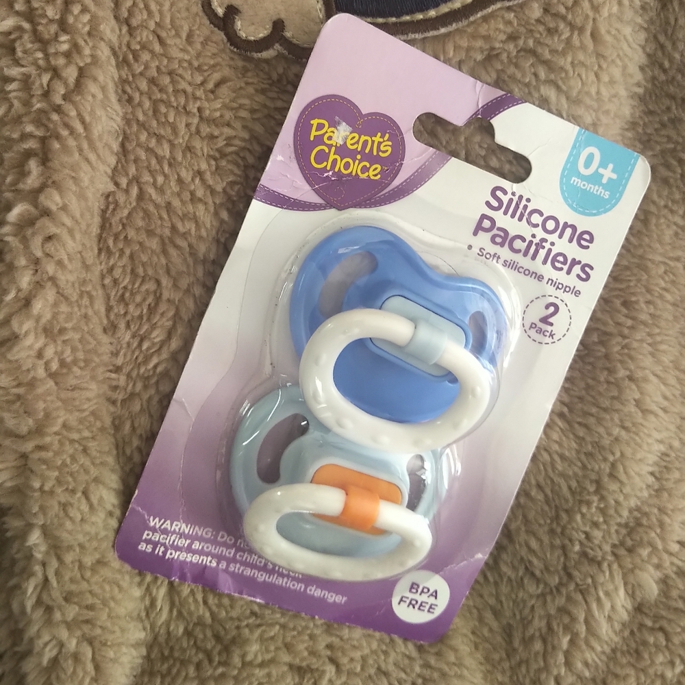 2  pack parents choice soft silicone nipple